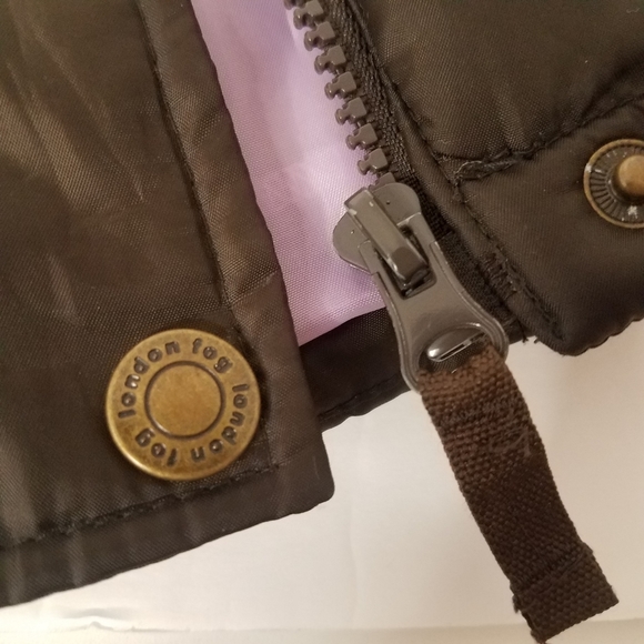 London Fog Girls Kids Puffer Vest Brown Small Size 7/8 Fall Back to School - Picture 7 of 7